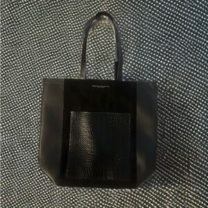 Donna Karan Black and Gray Tote Bag